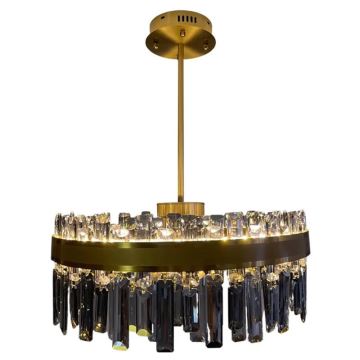 Candelabro suspenso de cristal LED com regulação LED/80W/230V 3000-6500K + controlo remoto