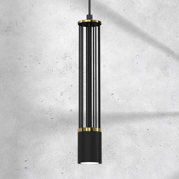 Candelabro suspenso ESTILO 1xGU10/40W/230V preto