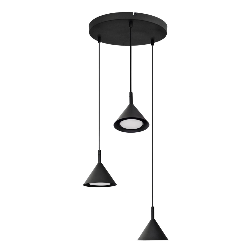 Candelabro suspenso ETNA 3xGX53/10W/230V preto