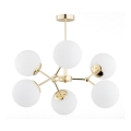 Candelabro suspenso FOTON  6xE14/40W/230V dourado/branco