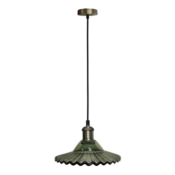 Candelabro suspenso GENEVA 1xE27/40W/230V verde