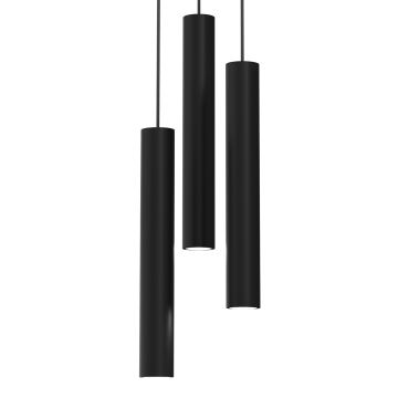 Candelabro suspenso HUDSON 3xGU10/8W/230V preto