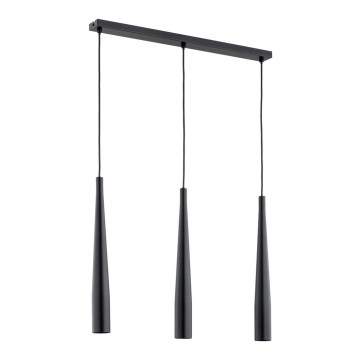 Candelabro suspenso KALINI 3xGU10/40W/230V preto