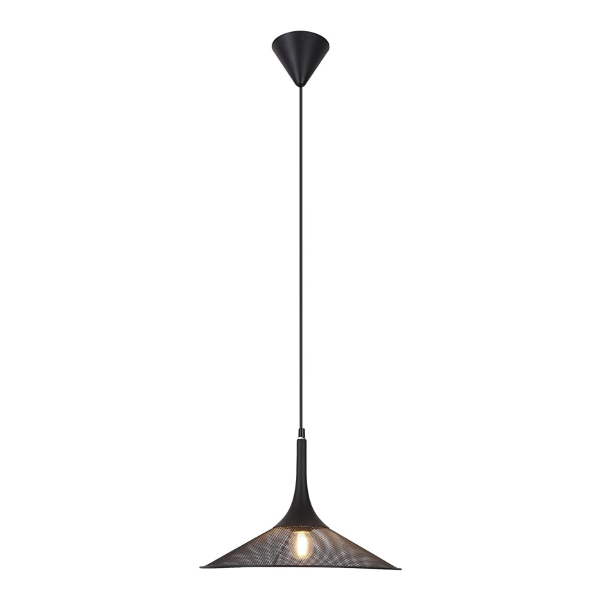 Candelabro suspenso KIRUNA 1xE27/40W/230V diâmetro 25 cm preto