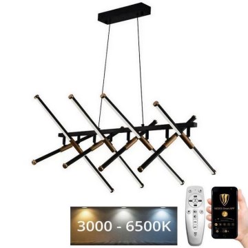 Candelabro suspenso LED com regulação LED/100W/230V 3000-6500K + controlo remoto