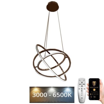 Candelabro suspenso LED com regulação LED/105W/230V 3000-6500K + controlo remoto