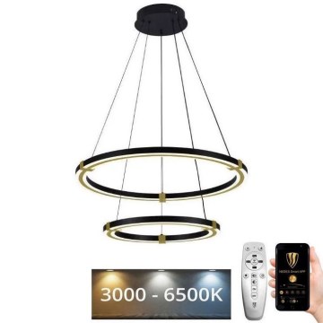 Candelabro suspenso LED com regulação LED/130W/230V 3000-6500K + controlo remoto