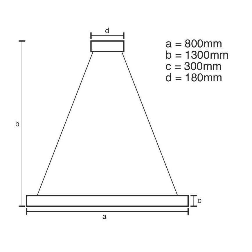 Candelabro suspenso de cristal LED com regulação LED/175W/230V 3000-6500K dourada + controlo remoto