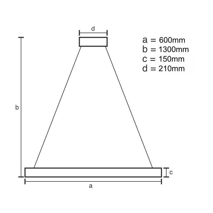 Candelabro suspenso de cristal LED com regulação LED/40W/230V 3000-6500K dourada + controlo remoto