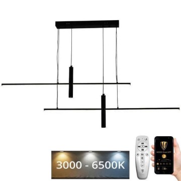 Candelabro suspenso LED com regulação LED/70W/230V 3000-6500K + controlo remoto