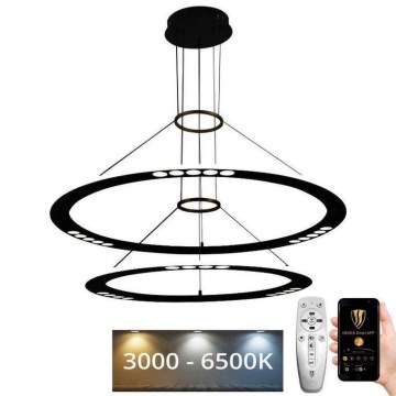 Candelabro suspenso LED com regulação LED/90W/230V 3000-6500K + controlo remoto