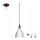 Candelabro suspenso LED JODI 1xE27/60W/230V bronze