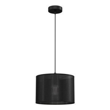 Candelabro suspenso LOFT SHADE 1xE27/60W/230V diâmetro 25 cm preto