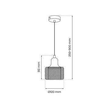 Candelabro suspenso LUMI 1xG9/8W/230V