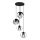 Candelabro suspenso MOONLIGHT 4xE27/60W/230V preto