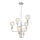 Candelabro suspenso ORLANDO 6xE27/60W/230V prateado