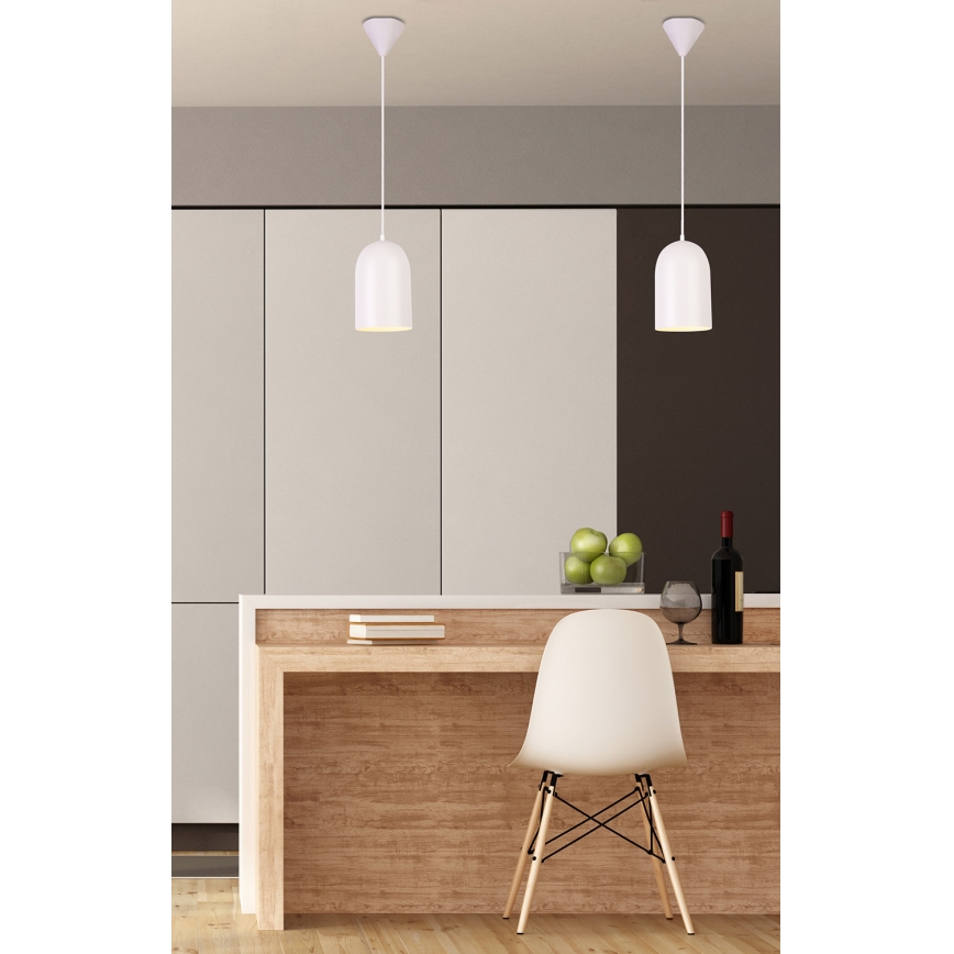 Candelabro suspenso OSS 1xE27/40W/230V branco