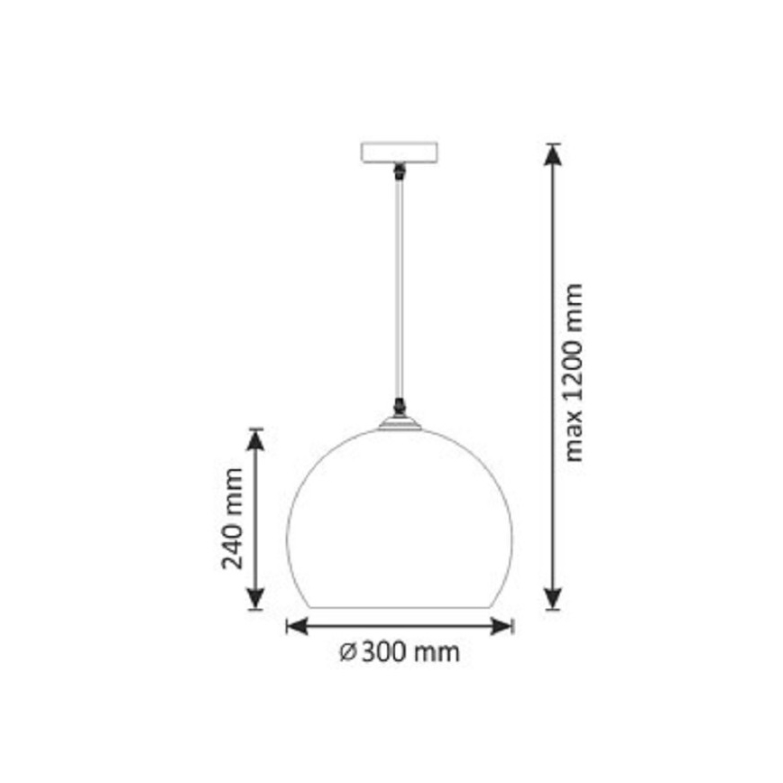 Candelabro suspenso OTIS 1xE27/20W/230V