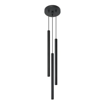 Candelabro suspenso PASTELO 3xG9/8W/230V preto