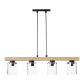 Candelabro suspenso RUSTIC RADIANCE 4xE27/60W/230V