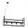 Candelabro suspenso SHELF 4xE27/60W/230V