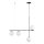 Candelabro suspenso SILIA 4xG9/12W/230V preto