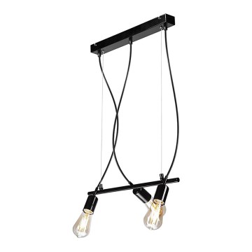 Candelabro suspenso TARO 3xE27/60W/230V preto