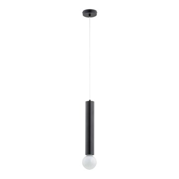 Candelabro suspenso TWISTER 1xE27/60W/230V preto