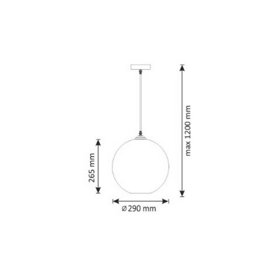 Candelabro suspenso UMEA 1xE27/20W/230V