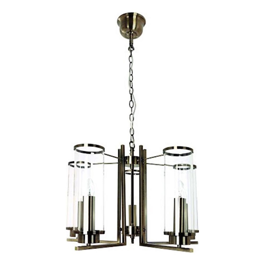 Candelabro suspenso VERDI 5xE14/40W/230V - certificado por FSC