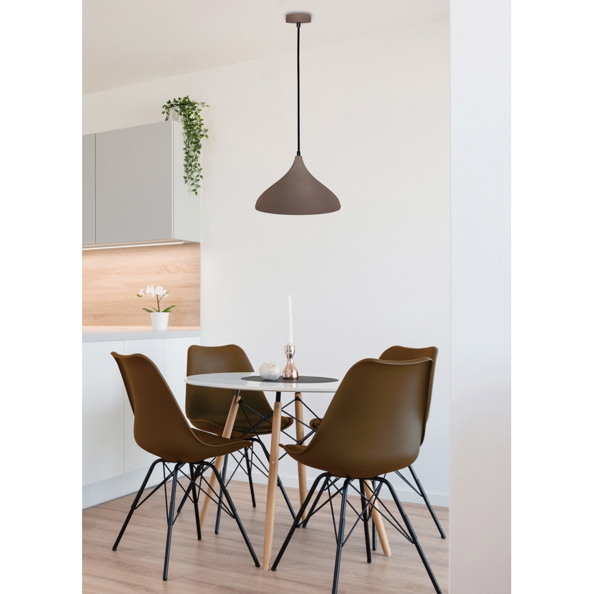 Candelabro suspenso VIBORG 1xE27/40W/230V castanho