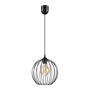 Candelabro suspenso ZOYA 1xE27/60W/230V preto