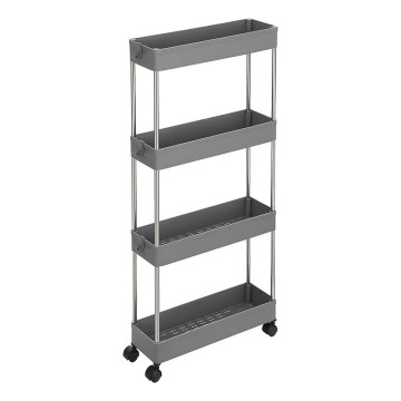 Carrinho de Armazenamento com Rodas MARGE cinzento