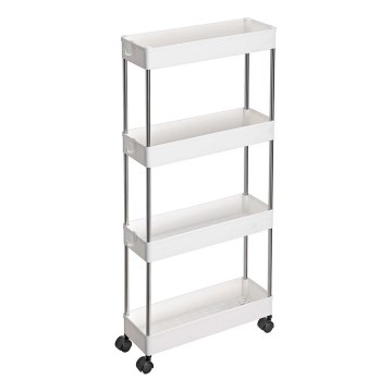 Carrinho de armazenamento móvel MARGE branco