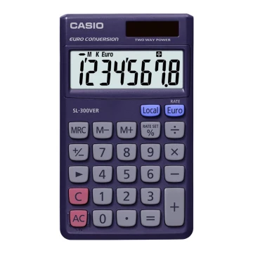 Casio - Calculadora de bolso 1xLR54 azul