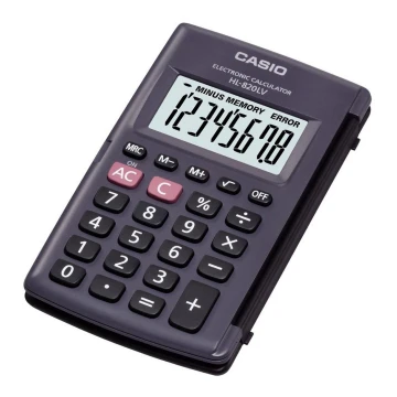 Casio - Calculadora de bolso 1xLR54 cinzenta
