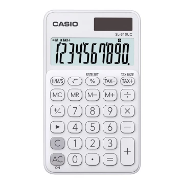 Casio - Calculadora de bolso 1xLR54 prateada