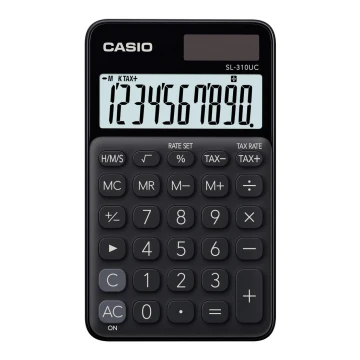 Casio - Calculadora de bolso 1xLR54 preta