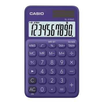 Casio - Calculadora de bolso 1xLR54 roxo