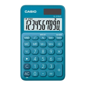 Casio - Calculadora de bolso 1xLR54 turquesa