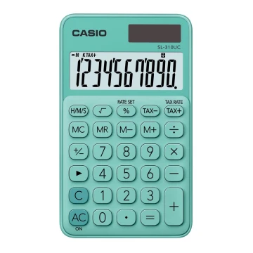 Casio - Calculadora de bolso 1xLR54 turquesa