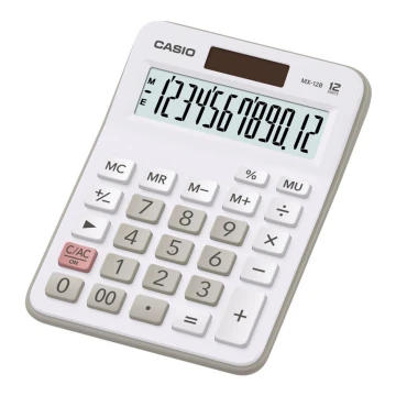 Casio - Calculadora de mesa 1xLR1130 prateada