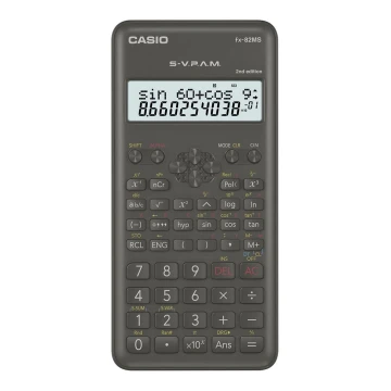 Casio - Calculadora escolar 1xAAA preto