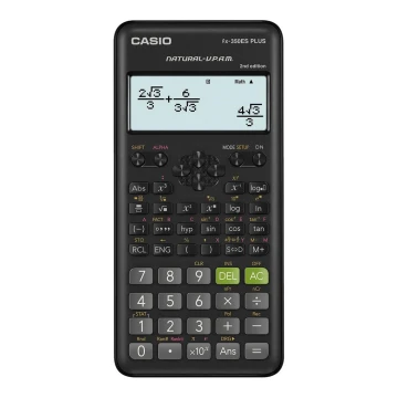 Casio - Calculadora escolar 1xLR44 preta