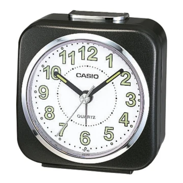 Casio - Relógio despertador 1xAA preto/branco