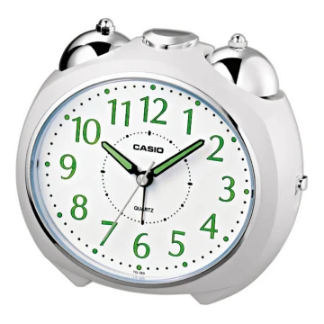 Casio - Relógio despertador 1xLR14 branco/cromado