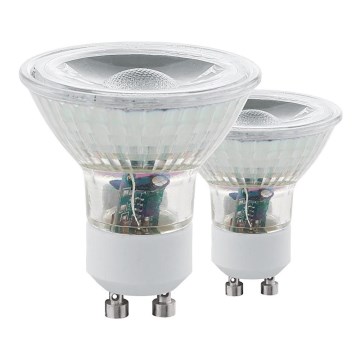 CONJUNTO 2x Lâmpada LED GU10/3,3W/230V - Eglo 11527