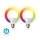 CONJUNTO 2x Lâmpada LED RGBW com regulação SmartLife E27/9W/230V Wi-Fi 2700-6500K
