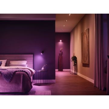 CONJUNTO 2x Lâmpadas LED RGBW com regulação Philips Hue White And Color Ambiance GU10/4,2W/230V 2000-6500K