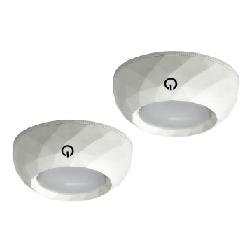 CONJUNTO 2x Luzes LED de orientação tátil LED/4,5V/3xAAA